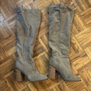 Oasis Society Tan Knee-High Women's Boots